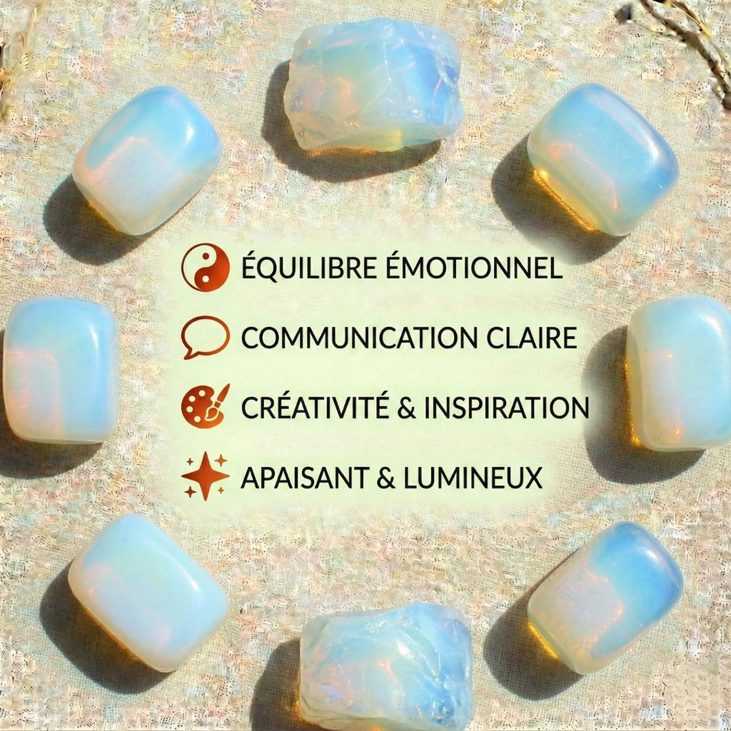 Bracciale con perline rotonde opaline