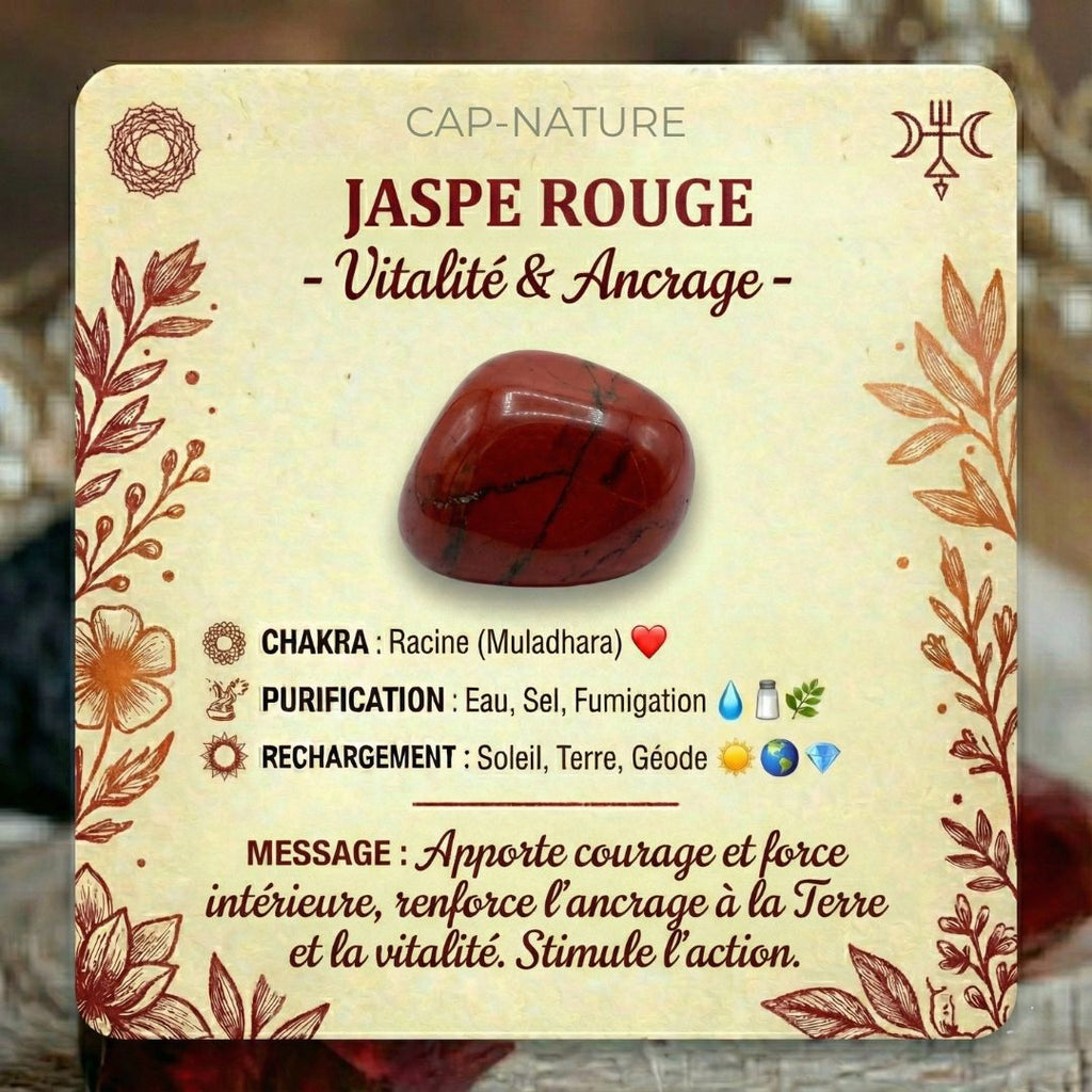 Pierre Roulée Jaspe Rouge