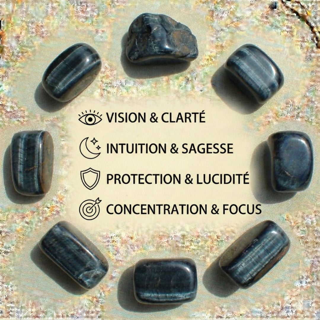 Hawk's Eye Trommelstein