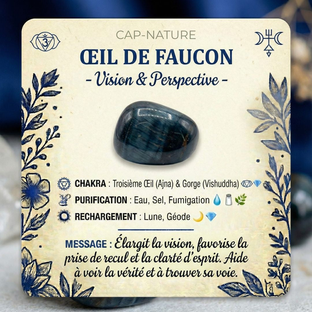 Hawk's Eye Trommelstein