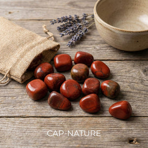 Pierre Roulée Jaspe Rouge