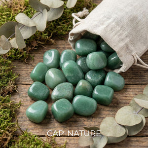 Pierre roulée Aventurine Verte
