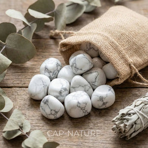 Pierre roulée en Howlite Cap-Nature