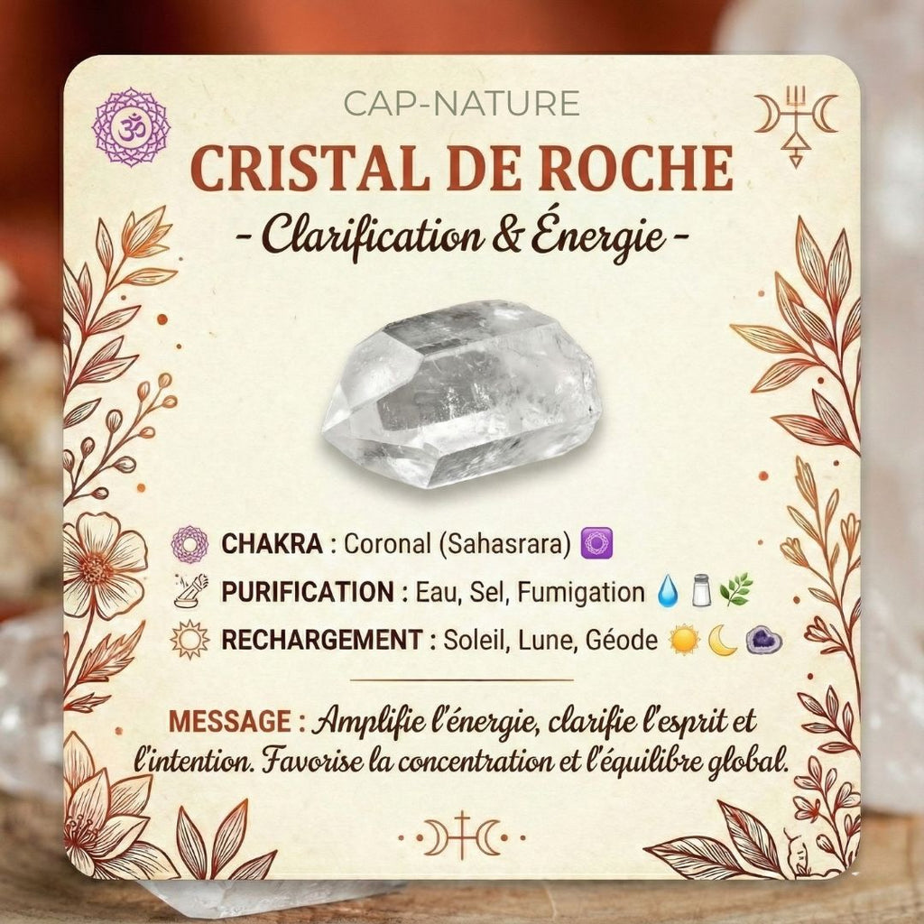 Pierre roulée Cristal de Roche