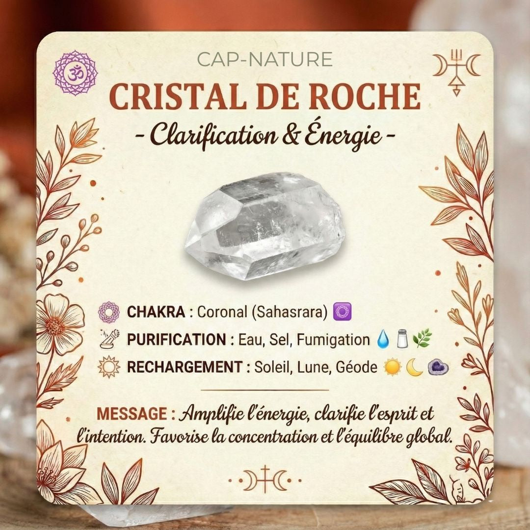 Getrommelter Bergkristallstein