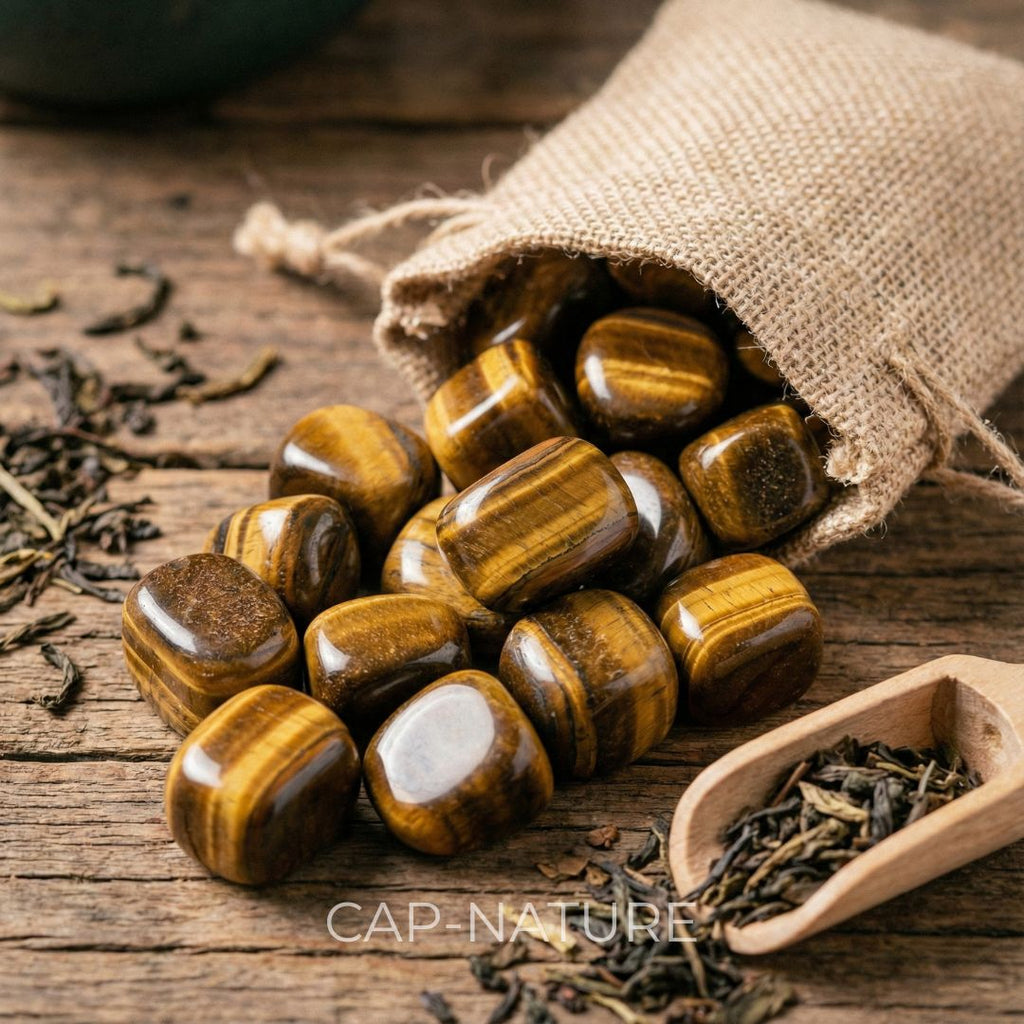 Pietra burattata dell'Occhio di Tigre