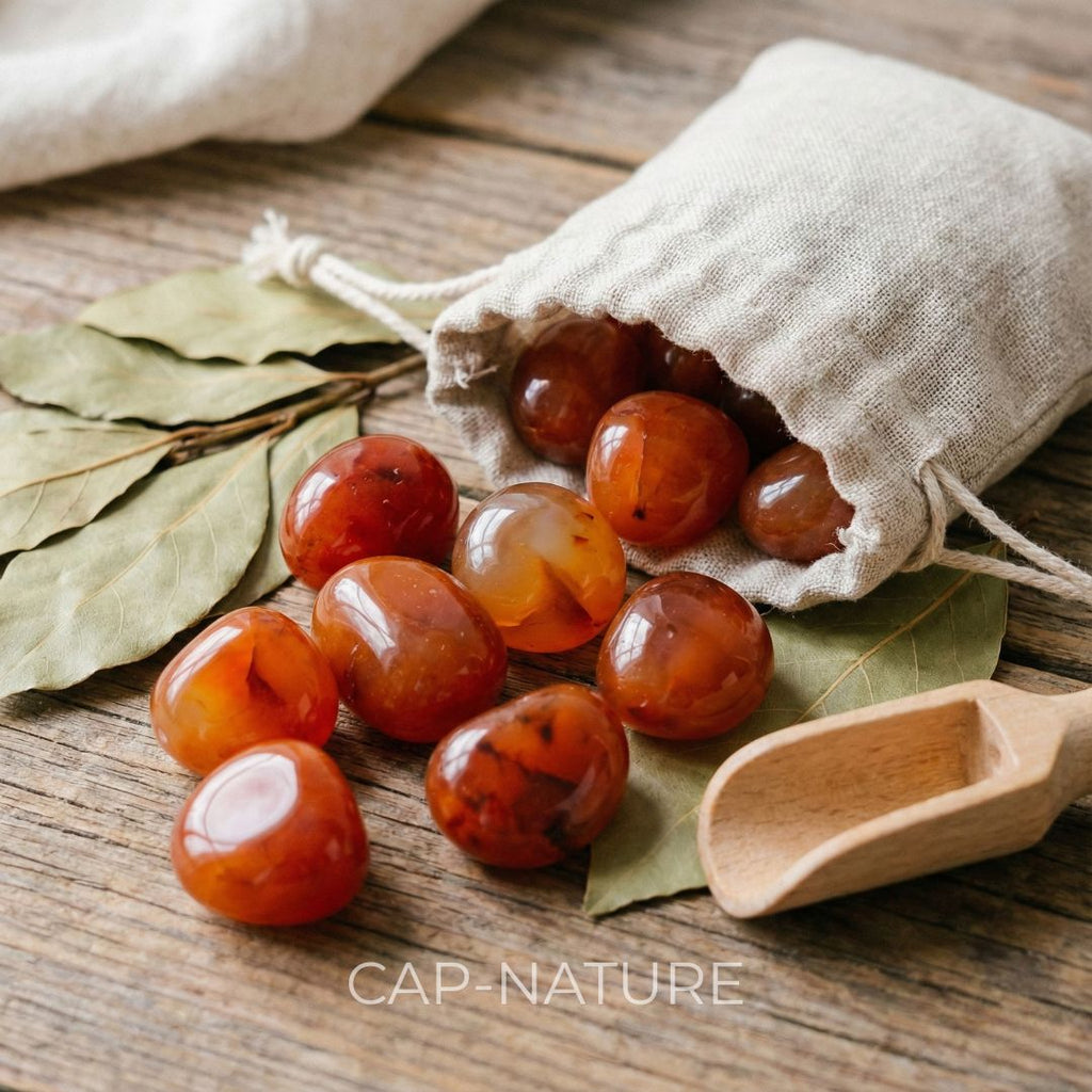 Pierre roulée Cornaline