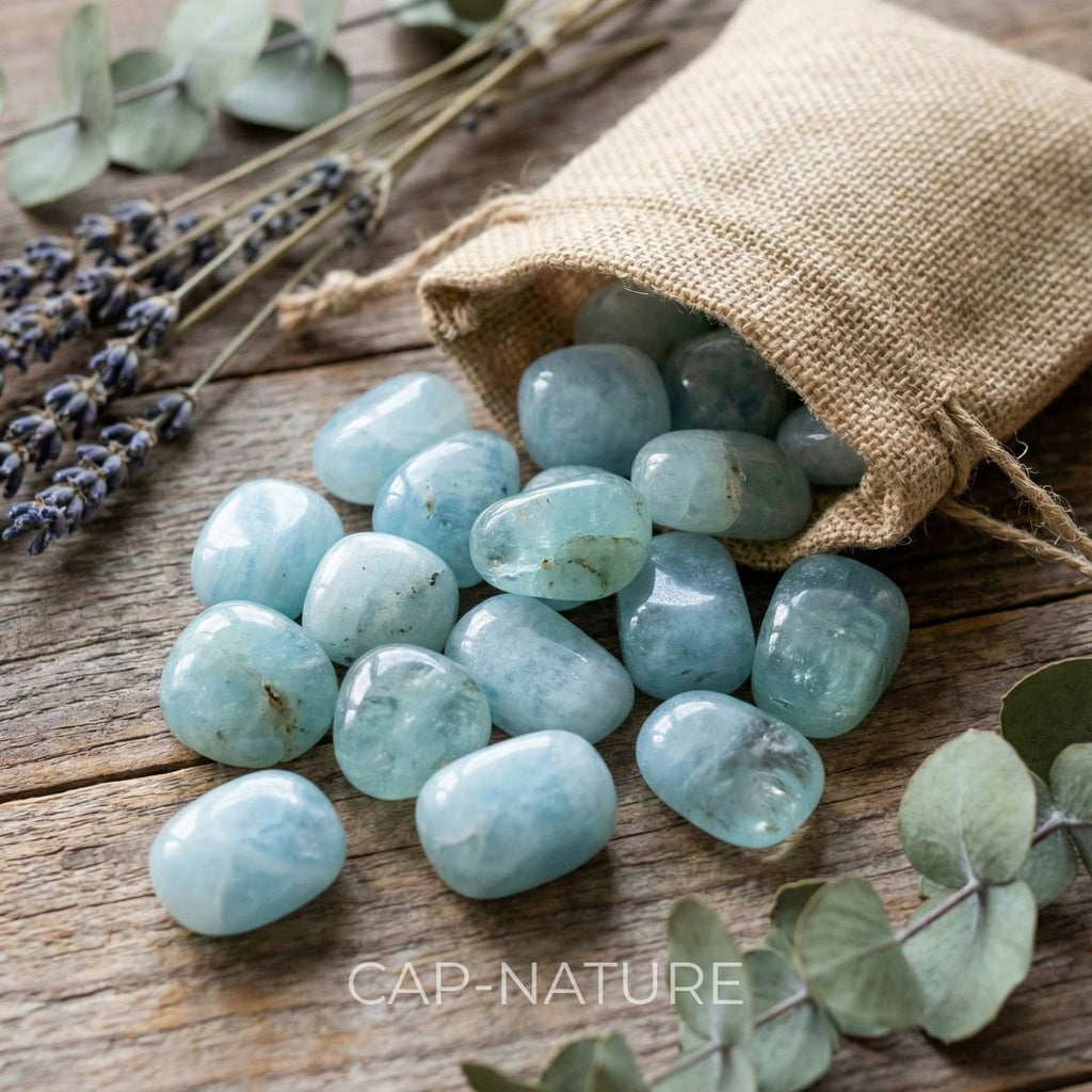 Pierre roulée Aigue Marine