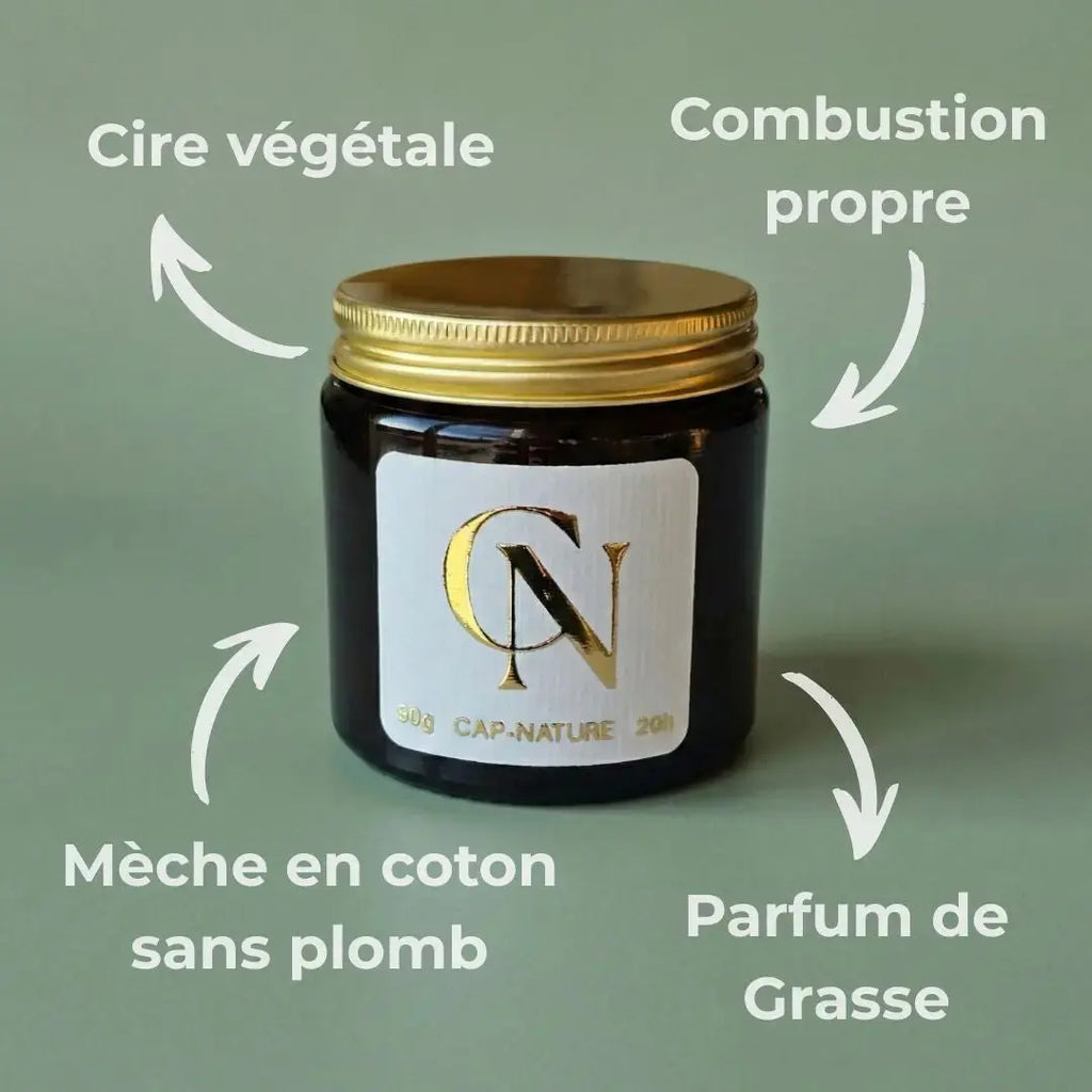 Bougie apothicaire Monoï des Îles – Évasion solaire & douceur exotique