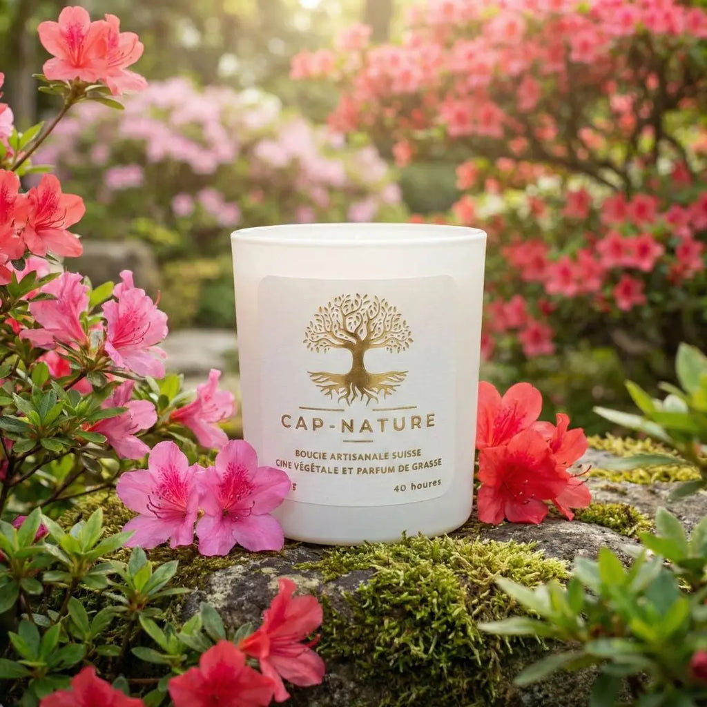 Bougie parfumée Azalée du Japon – Délicatesse florale & douceur fruitée Cap-Nature