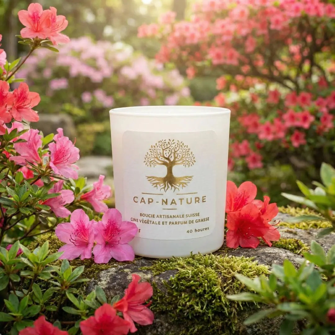 Bougie parfumée Azalée du Japon – Délicatesse florale & douceur fruitée Cap-Nature