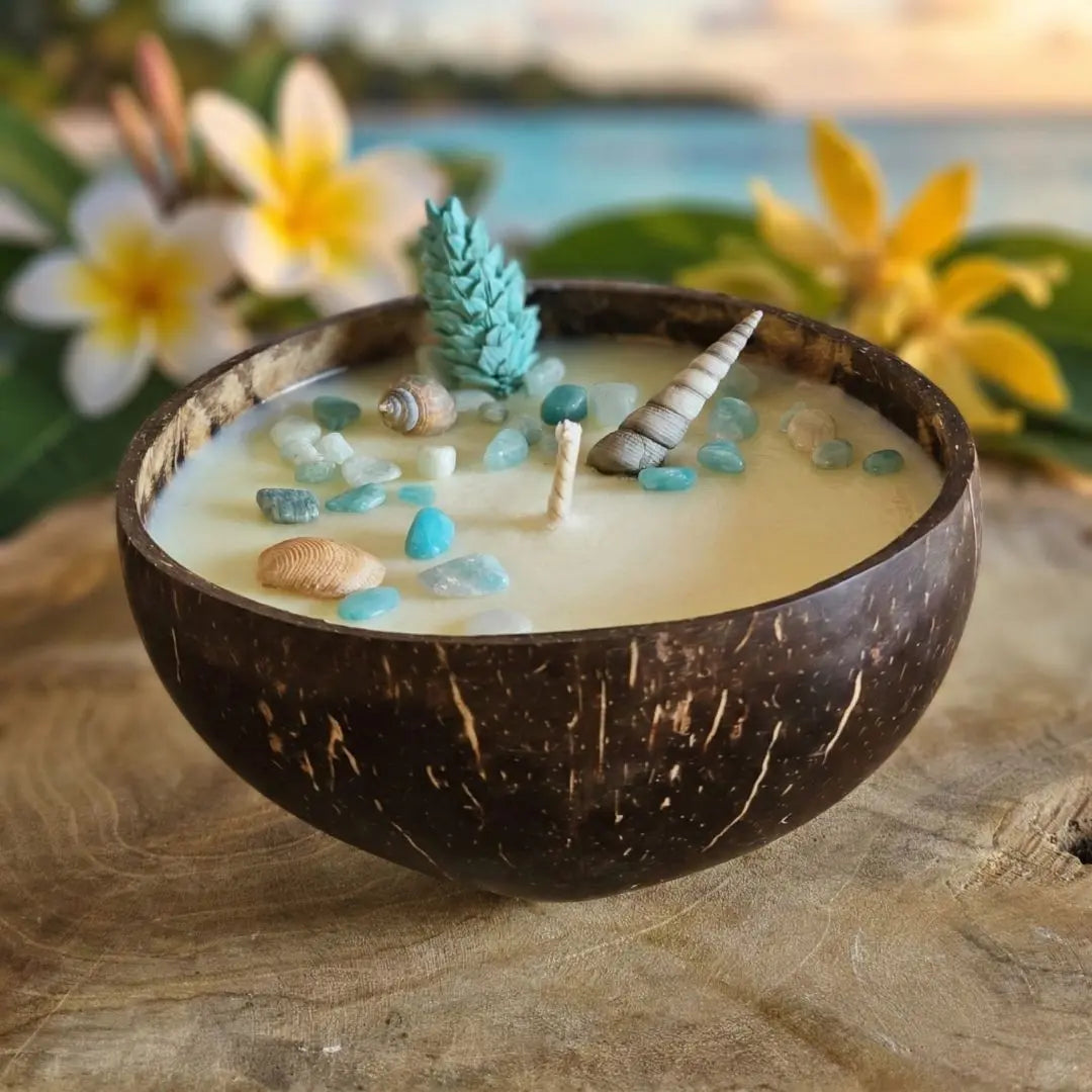 Evasion tropicale – Monoï des Îles & Amazonite