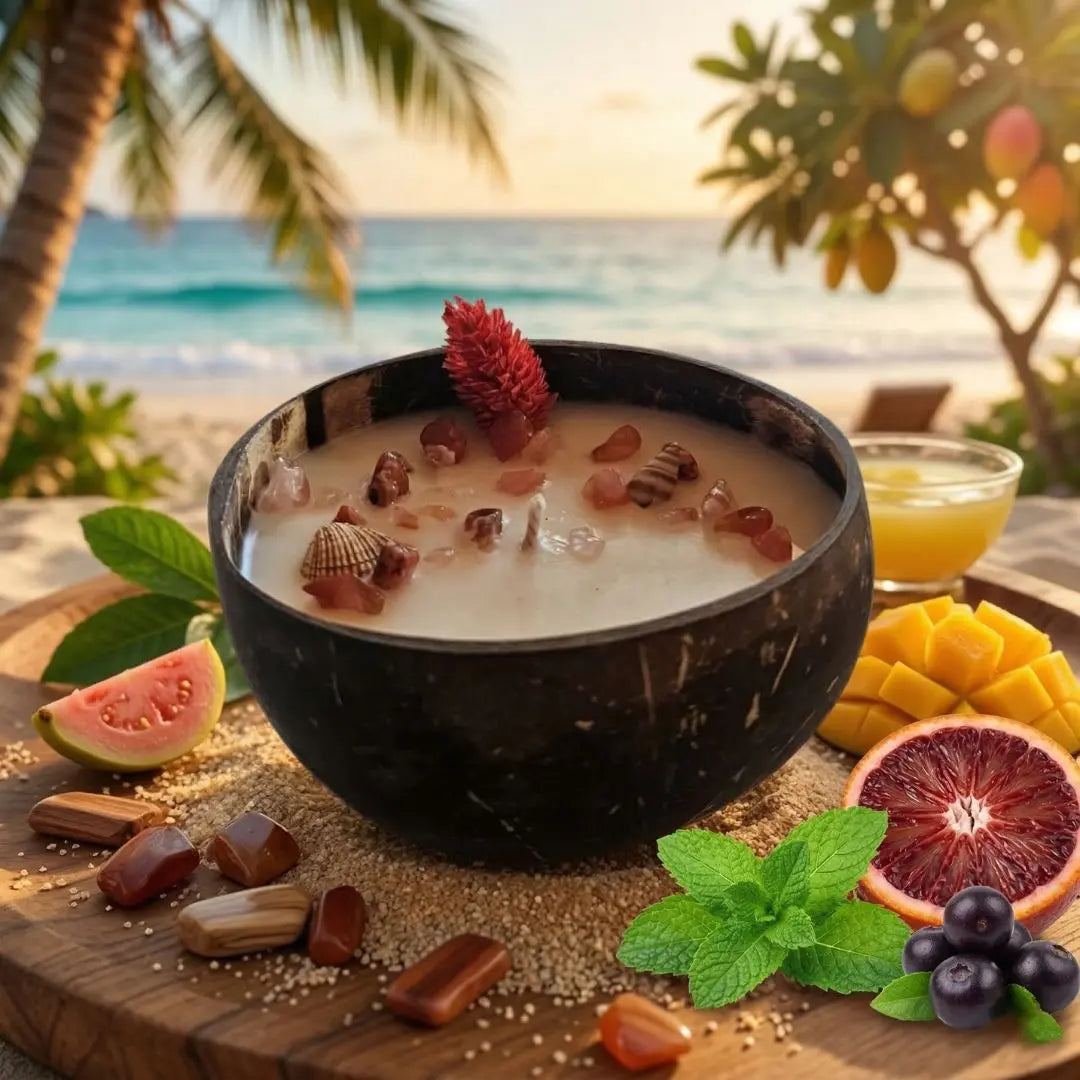 Evasion fruitée – Fruits Tropicaux & Cornaline