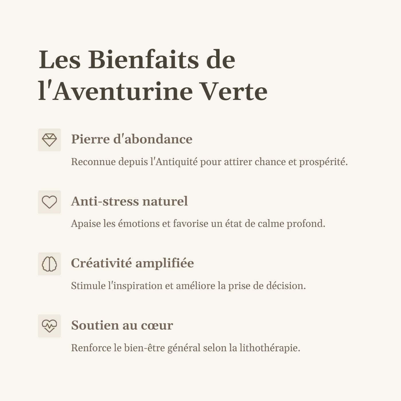 Grüne Aventurin-Kerze und Lavandin-Eukalyptus-Duft