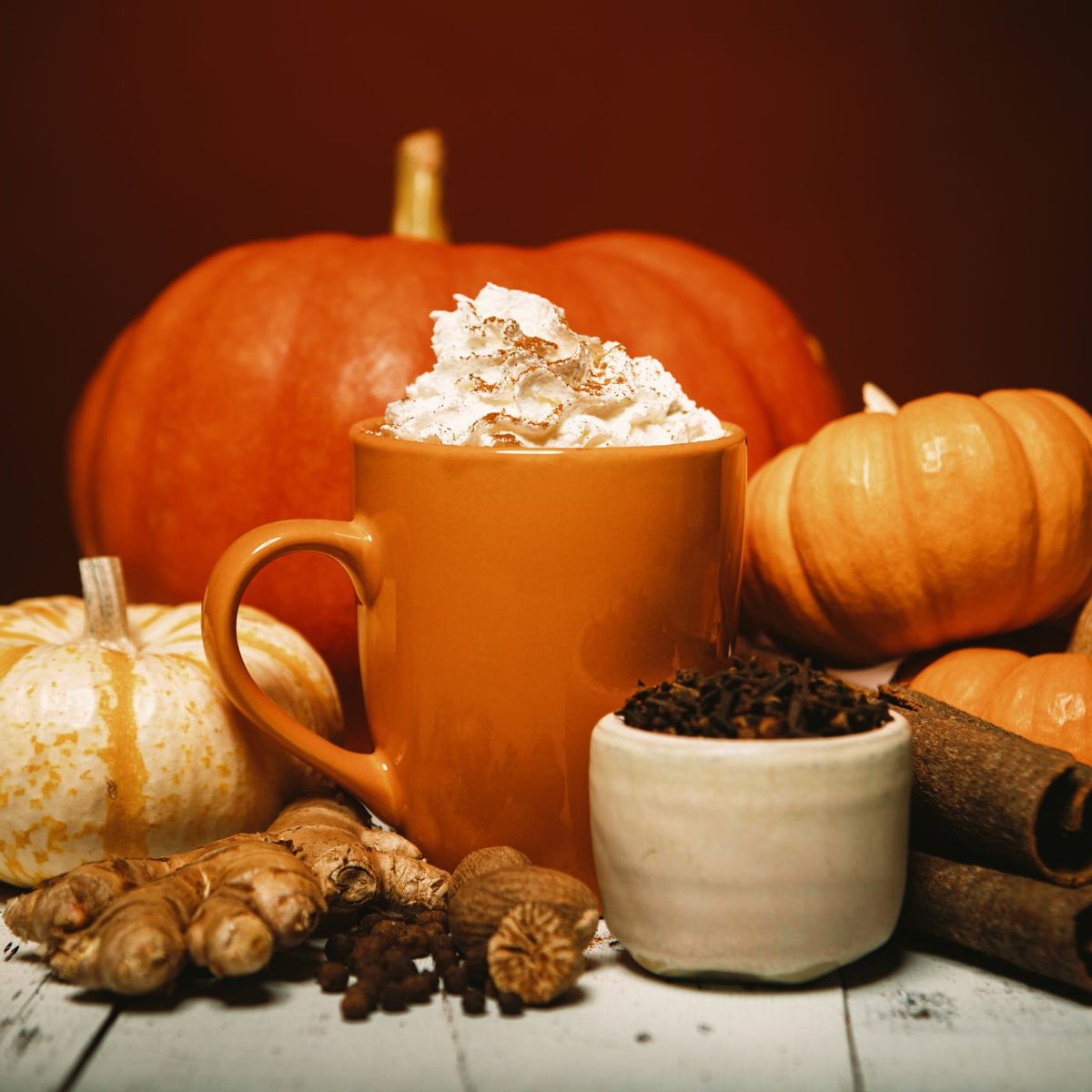 Bougie à la cire de soja – Parfum Spiced Pumpkin - 80gr - Cap-Nature