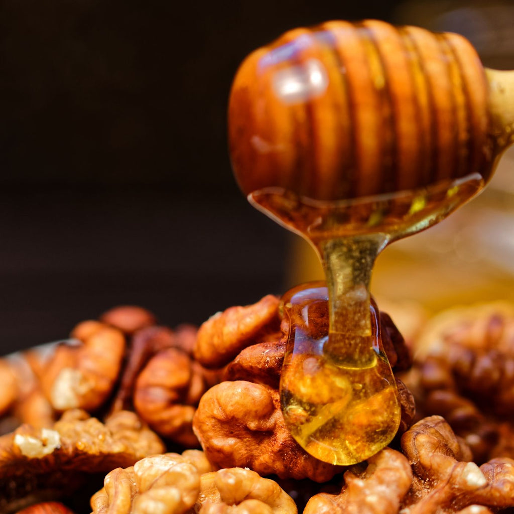 Bougie Parfumée à la Cire de Soja – Noix et Miel - Cap-Nature