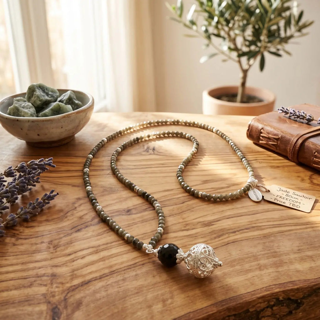 Halskette Jade – Heiterkeit