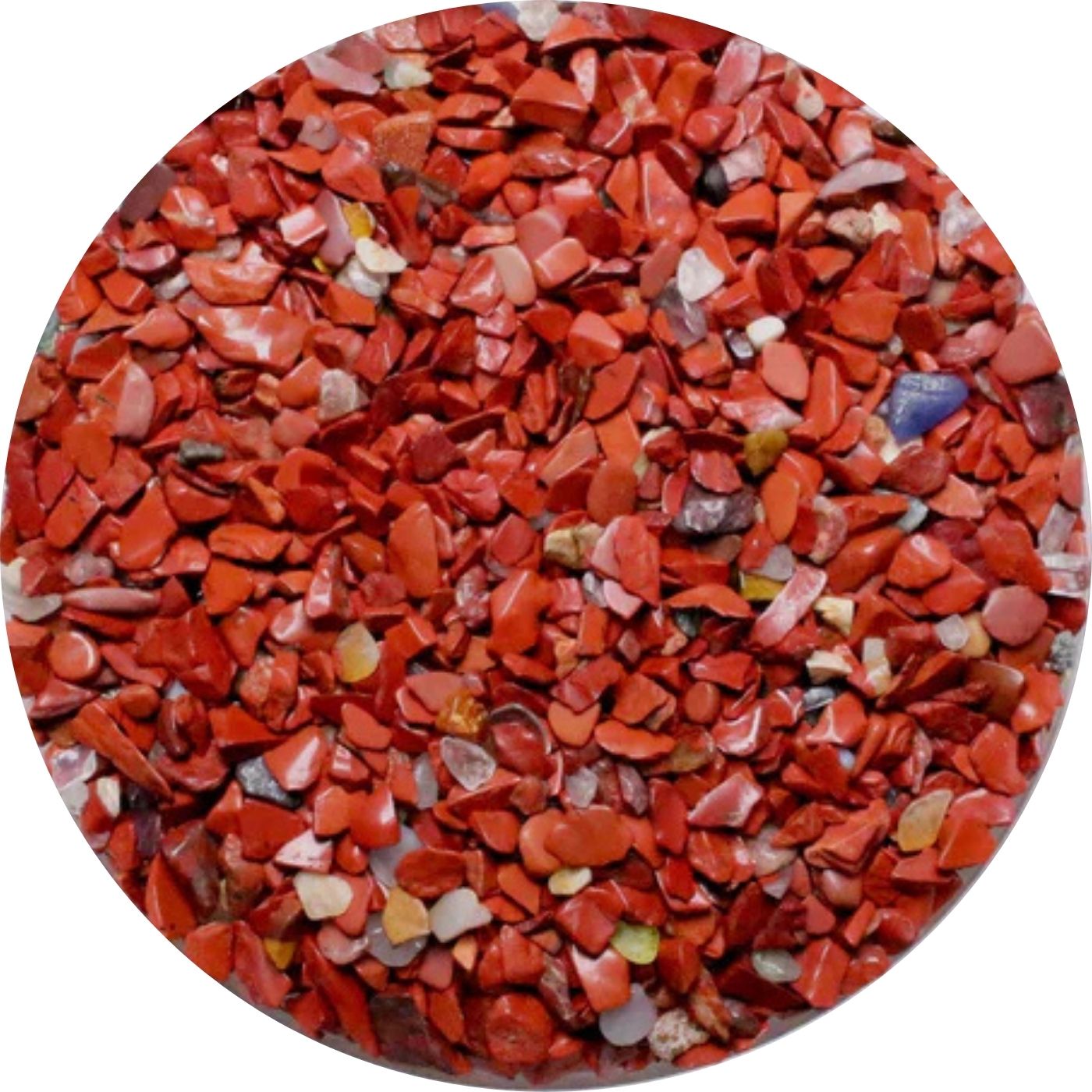 Mini Pierre en Jaspe rouge pour Orgonite - 100g - Cap-Nature