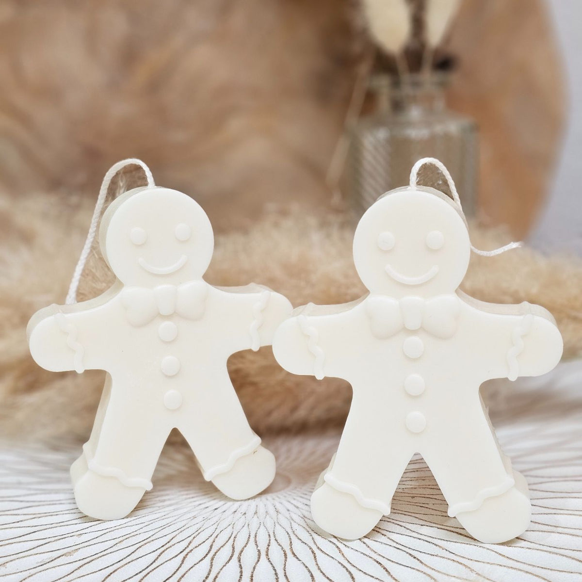 Bougie Pilier en Cire de Colza – Forme Pain d'Épice - Cap-Nature