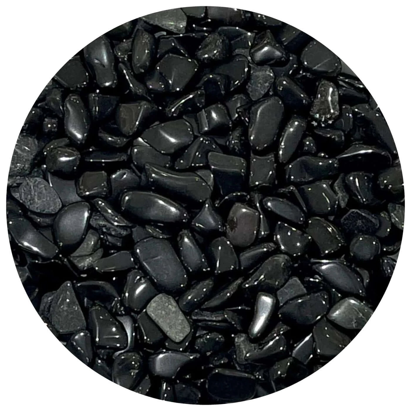 Mini pietra di tormalina nera per orgonite - 100 g