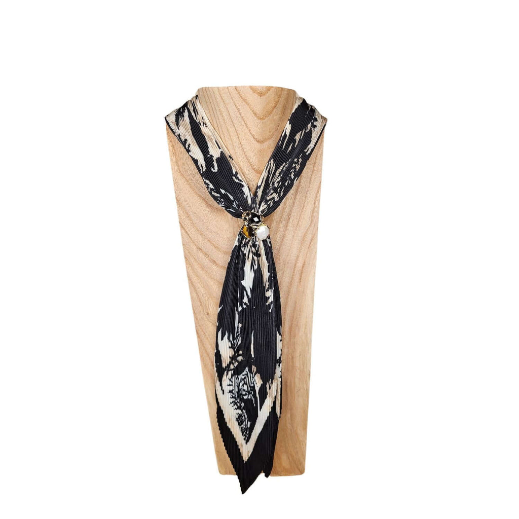 Bijou Foulard plissé avec bague d'attache - Cap-Nature