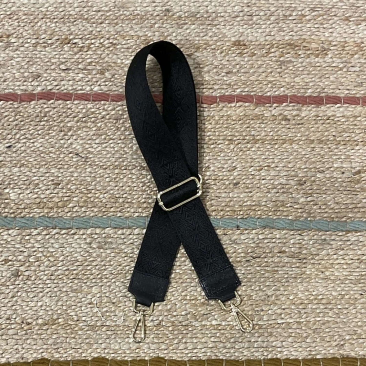 Bandoulière à Motif Noir - Cap-Nature