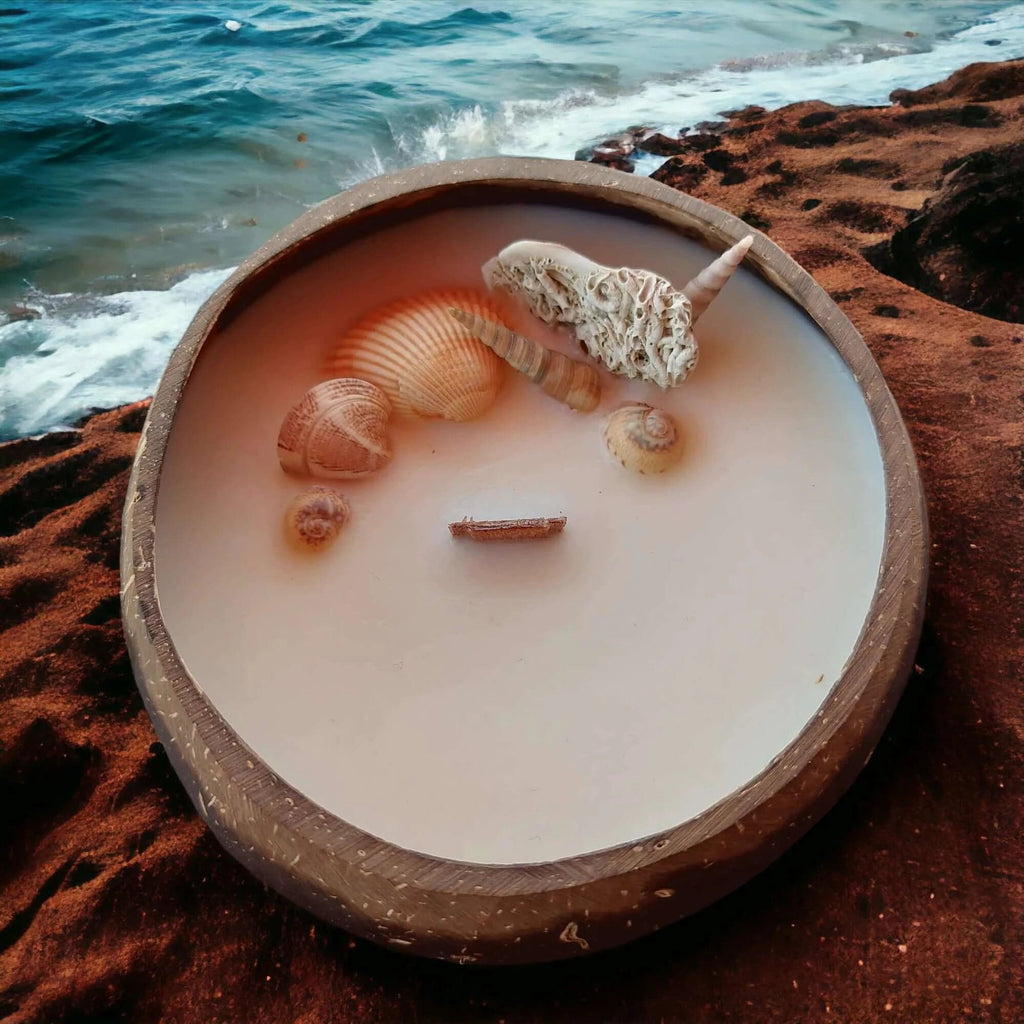 Bougie Coco parfumée - Vanille - 300gr - Cap-Nature