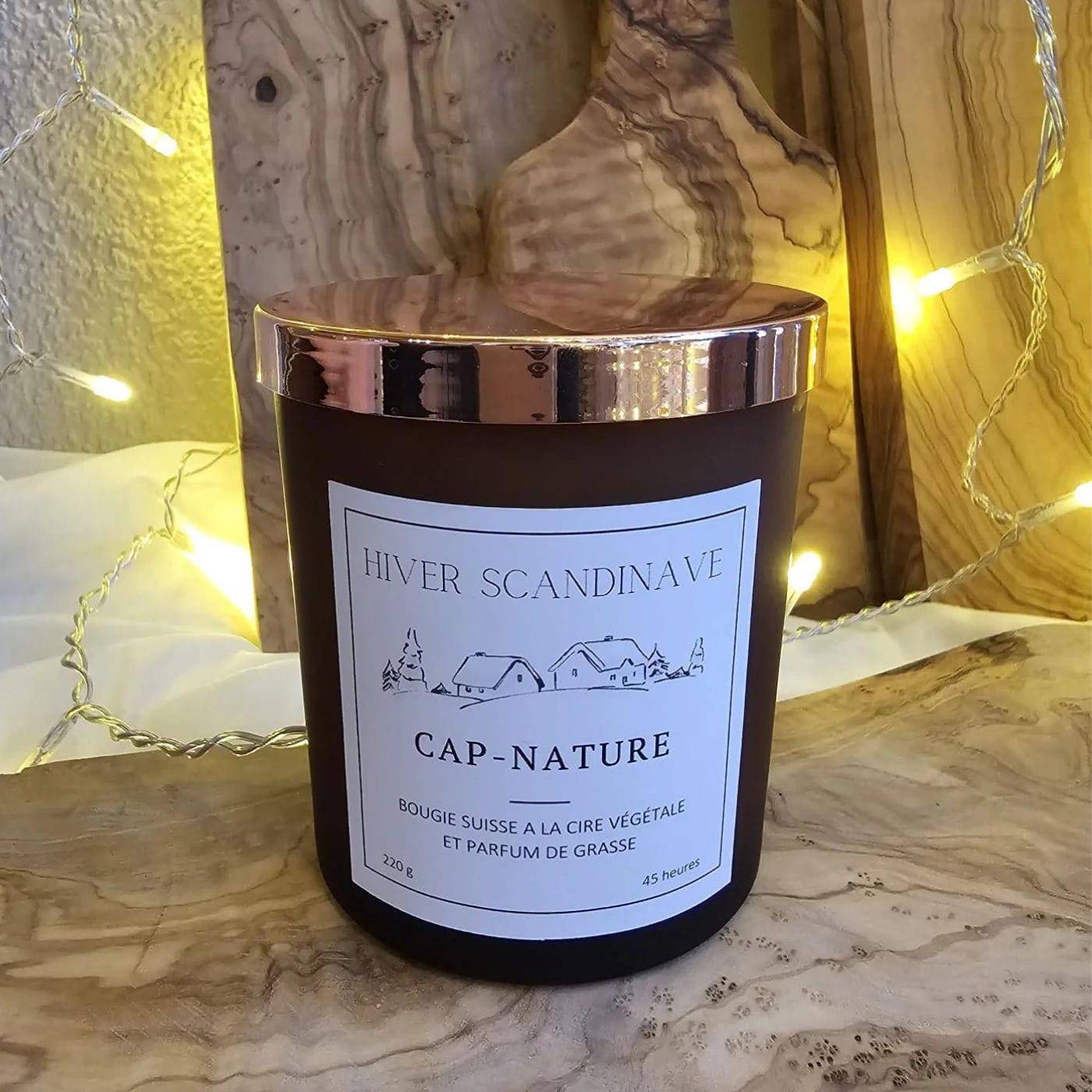 Bougie Hiver Scandinave - Cap-Nature