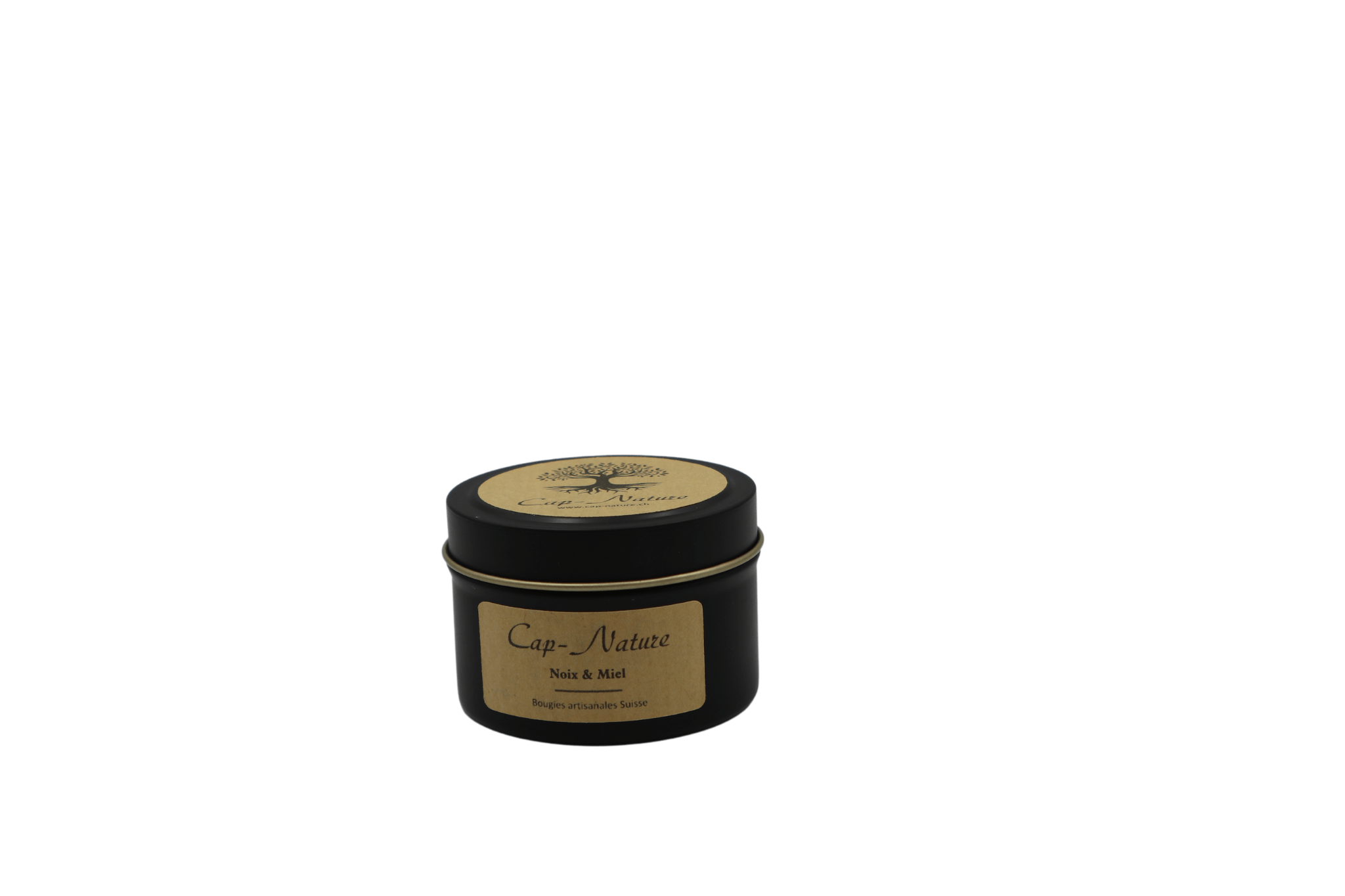 Candle Tin - Noix & Miel - 90gr - Cap-Nature