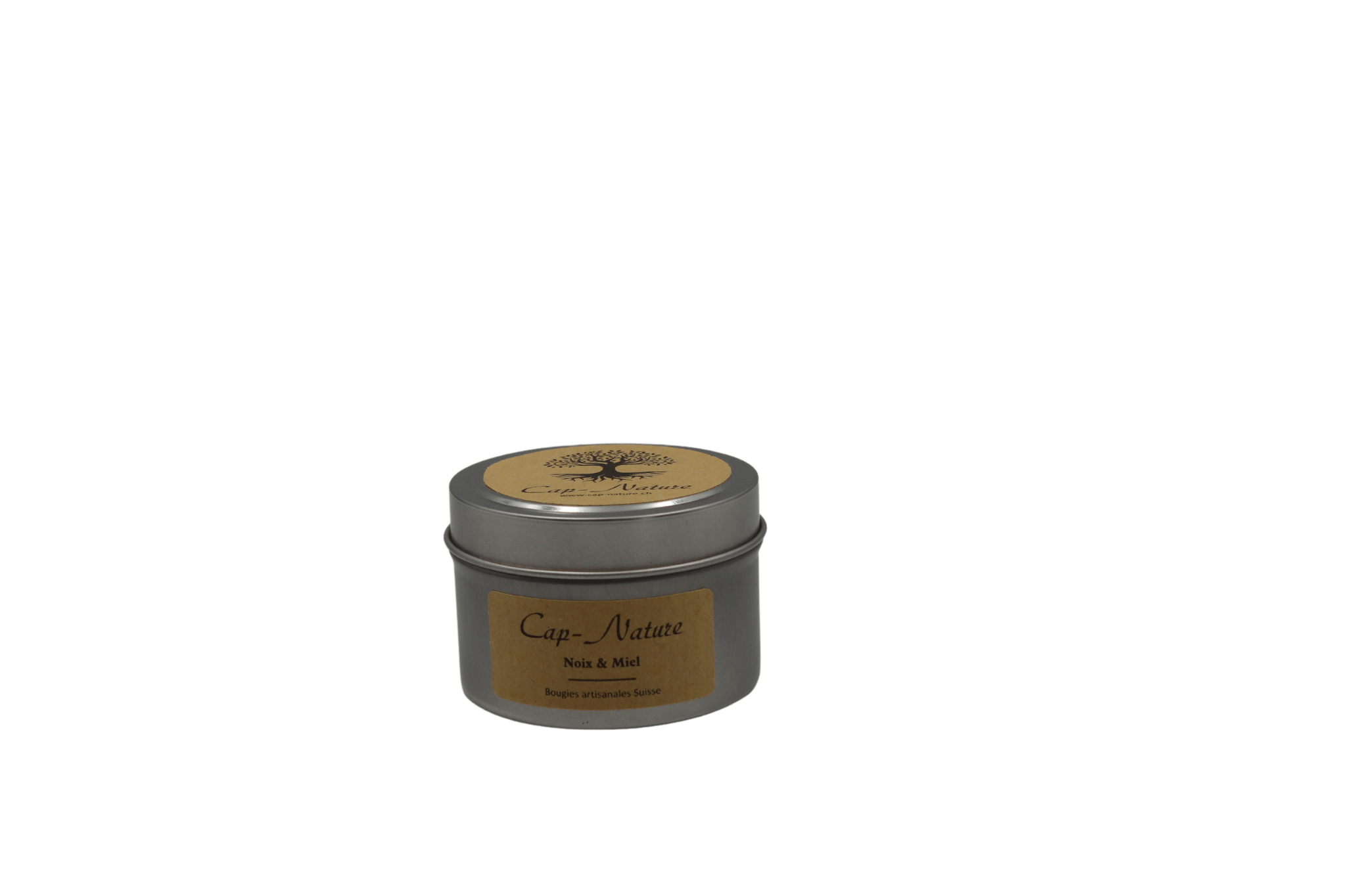 Candle Tin - Noix & Miel - 90gr - Cap-Nature