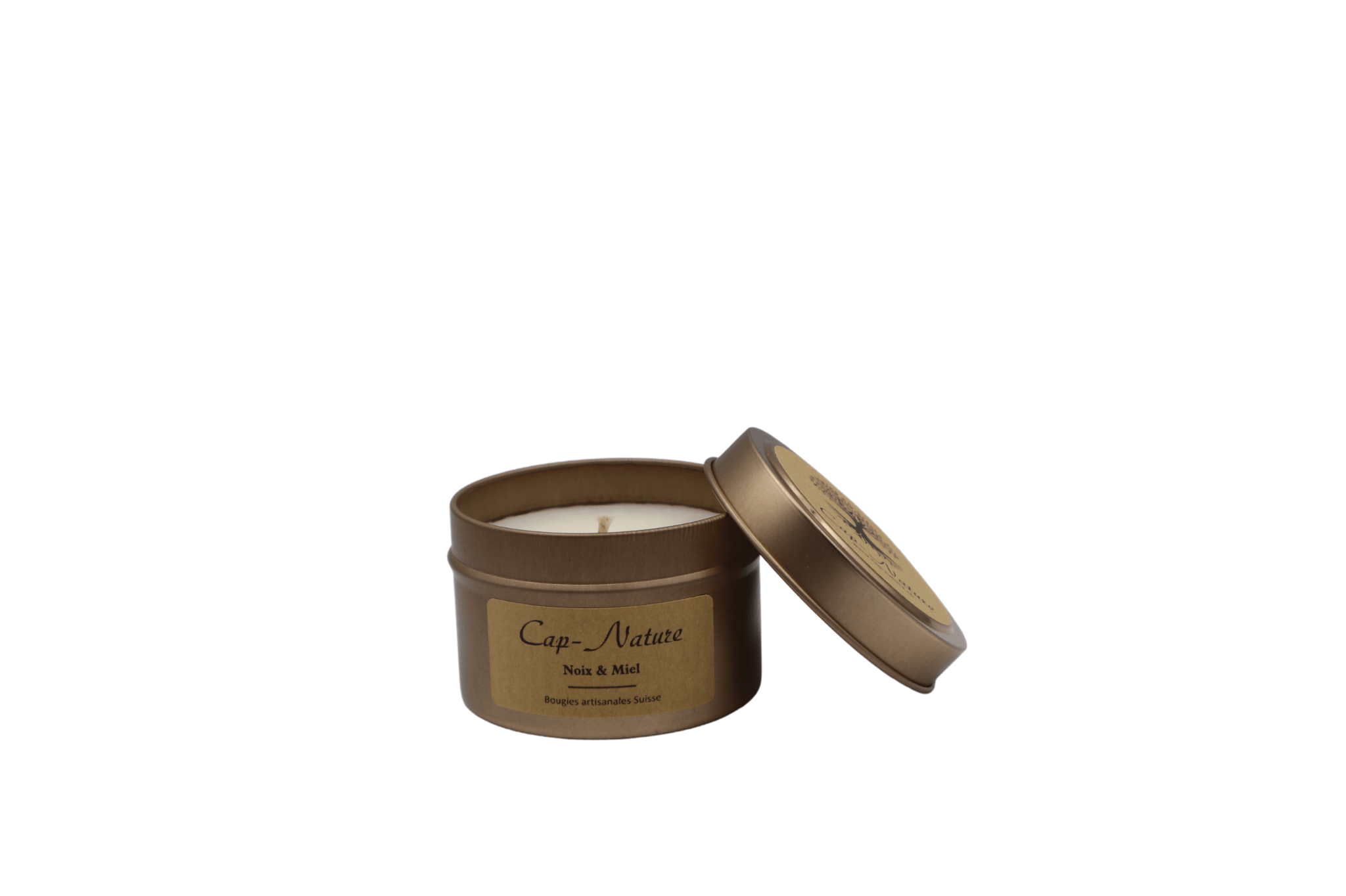 Candle Tin - Noix & Miel - 90gr - Cap-Nature