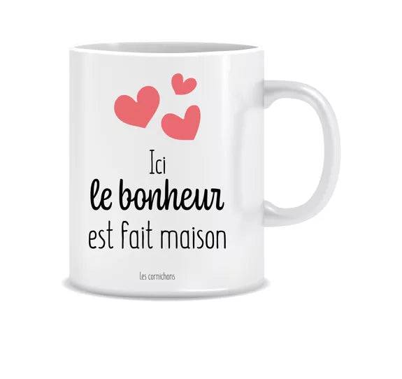 Mug le bonheur est fait maison - Cap-Nature