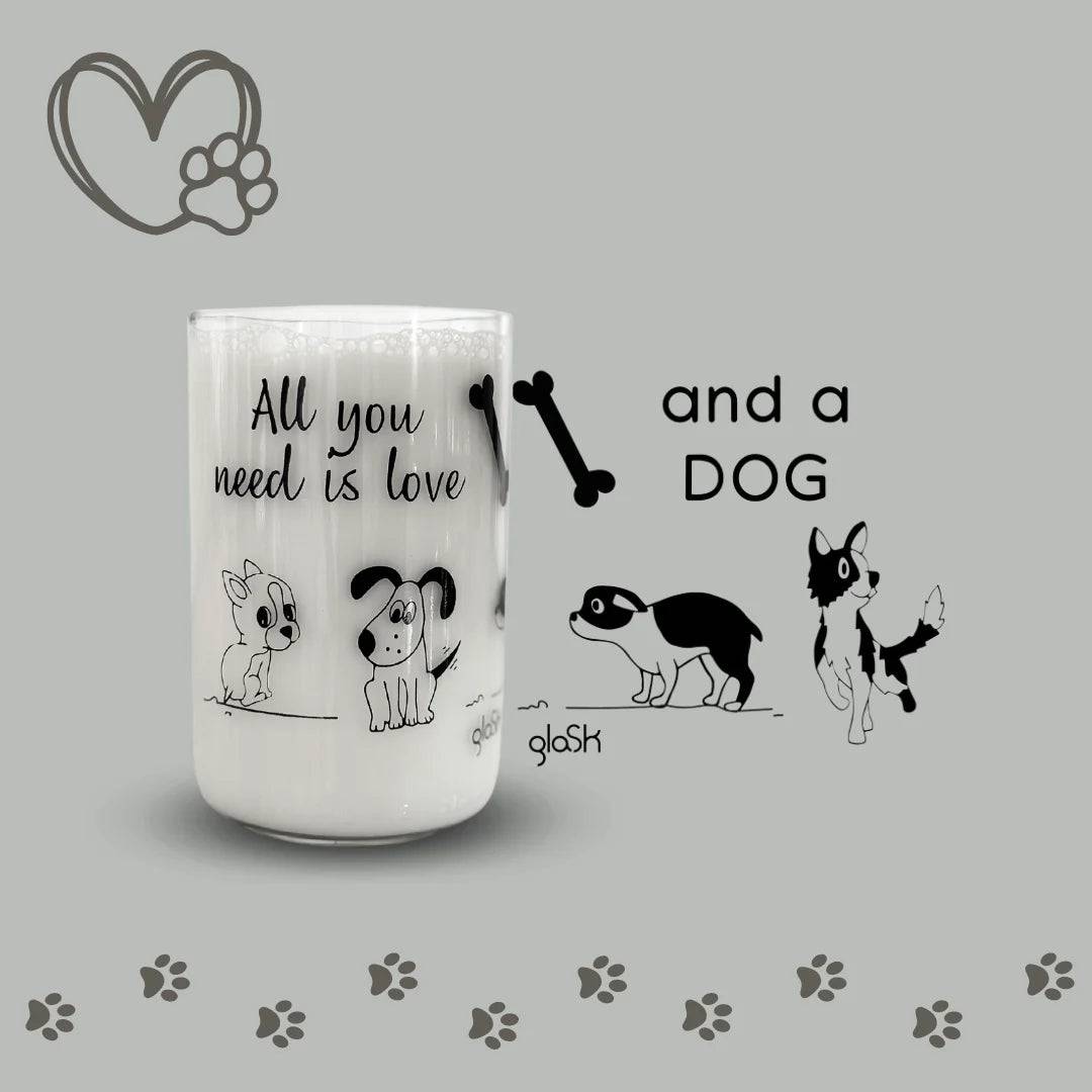 Set de 4 verres - Dog Lover transparent - Cap-Nature