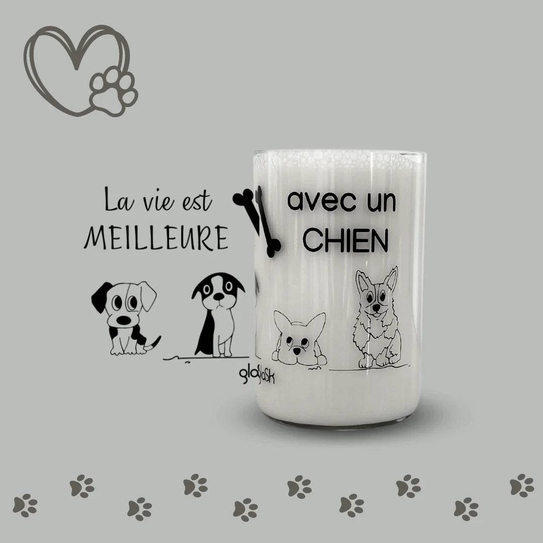 Set de 4 verres - Dog Lover transparent - Cap-Nature