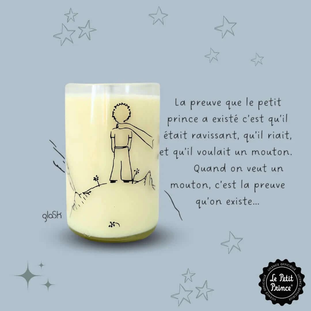 Set de 4 verres - Le Petit Prince transparent - Cap-Nature