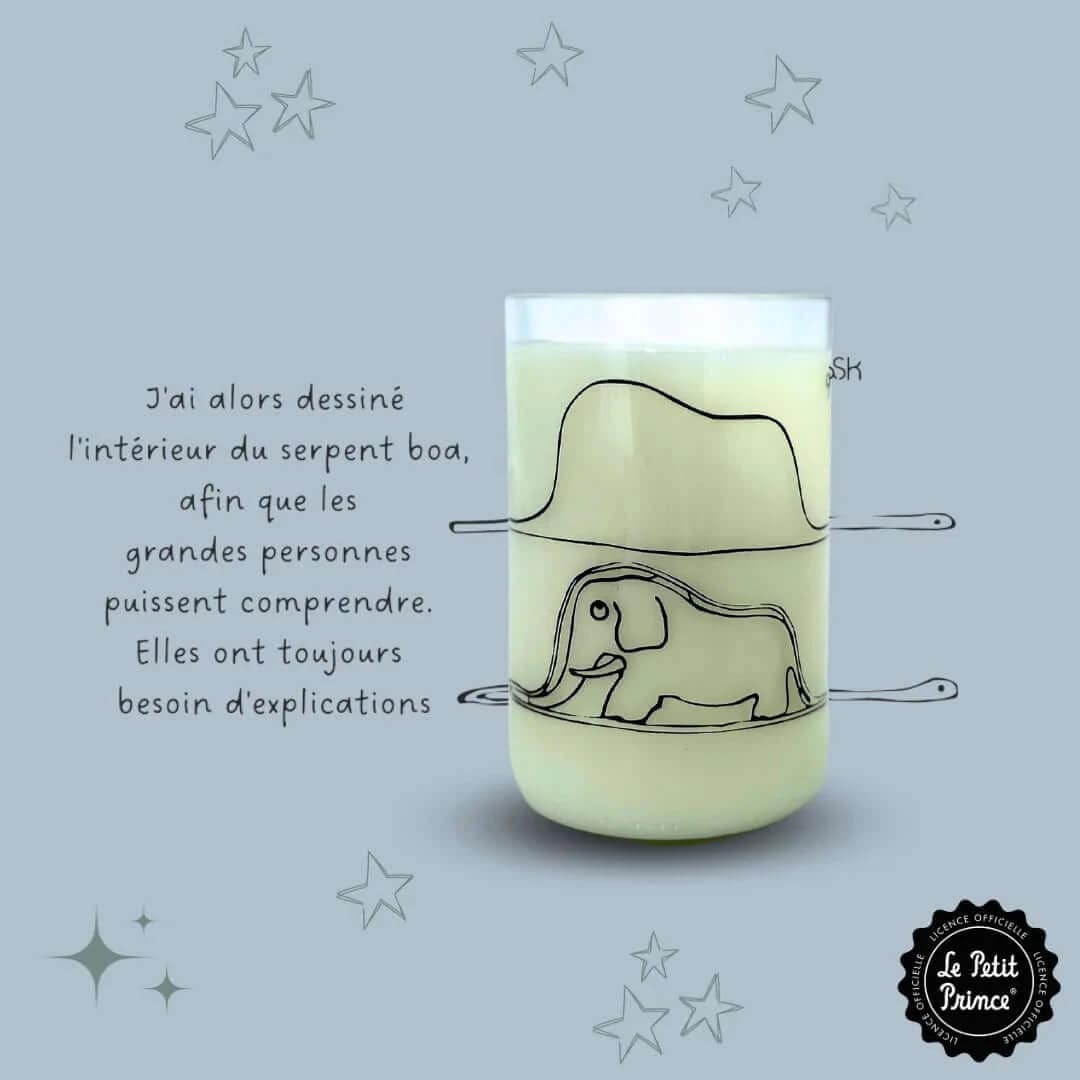 Set de 4 verres - Le Petit Prince transparent - Cap-Nature