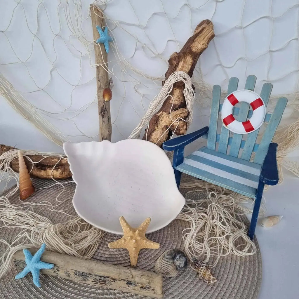 Plateau en forme de coquillage - Grande taille - Cap-Nature