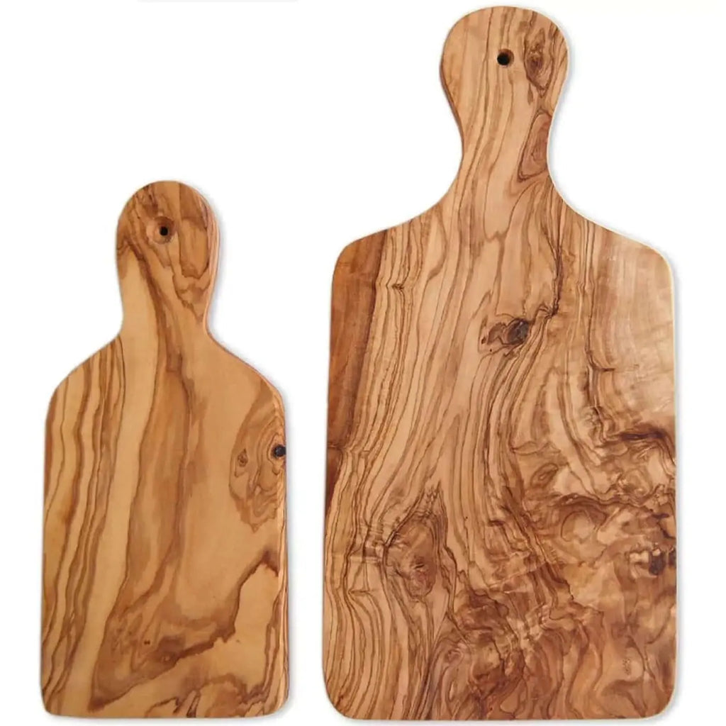 Set de 2 planches à découper en bois d'olivier - Cap-Nature
