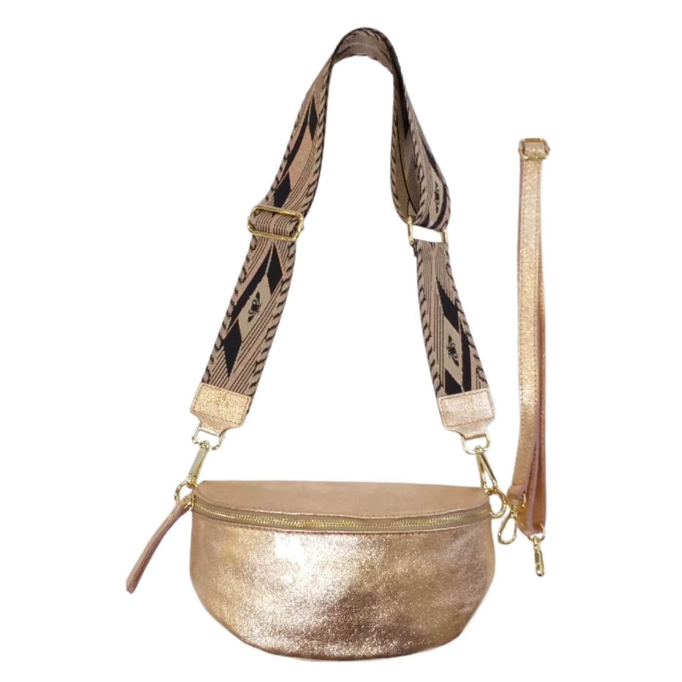 Sac Banane en Cuir Irisé Taille Moyenne - Confort et Style pour Toutes vos Aventures - Cap-Nature