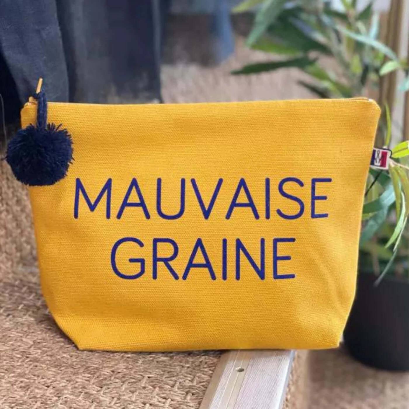 Trousse de toilette "Mauvaise graine" - Cap-Nature