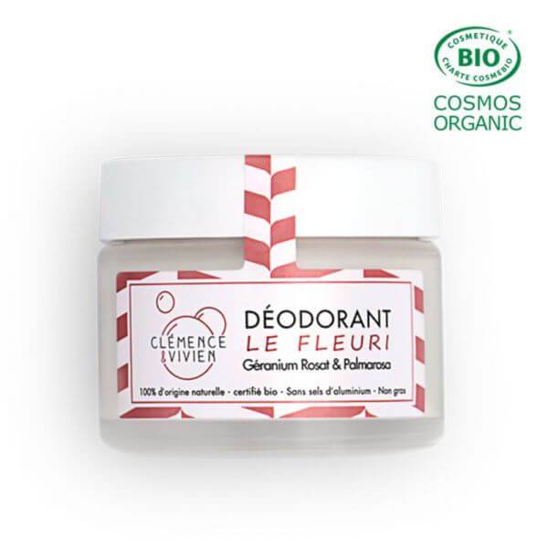 Déodorant crème naturel Le Fleuri - Clémence & Vivien - 50gr - Cap-Nature