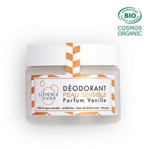 Déodorant crème vanille - Clémence & Vivien - 50gr - Cap-Nature