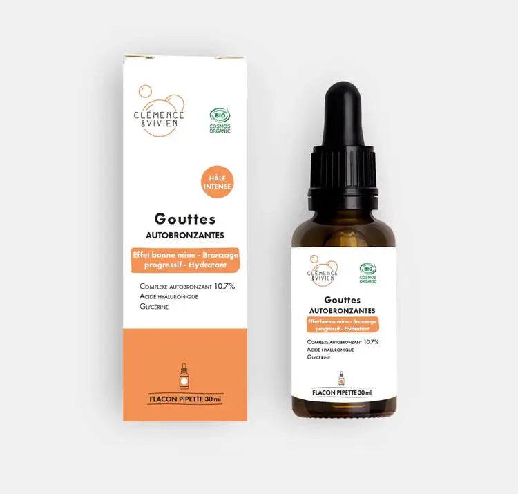 Gouttes autobronzantes hâle intense - Clémence et Vivien - Cap-Nature