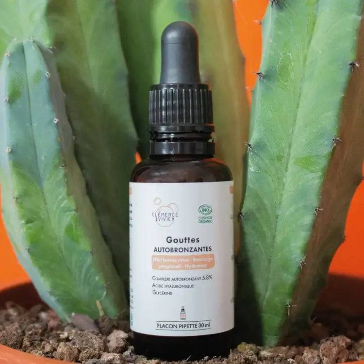 Gouttes autobronzantes hâle léger - Clémence et Vivien - Cap-Nature