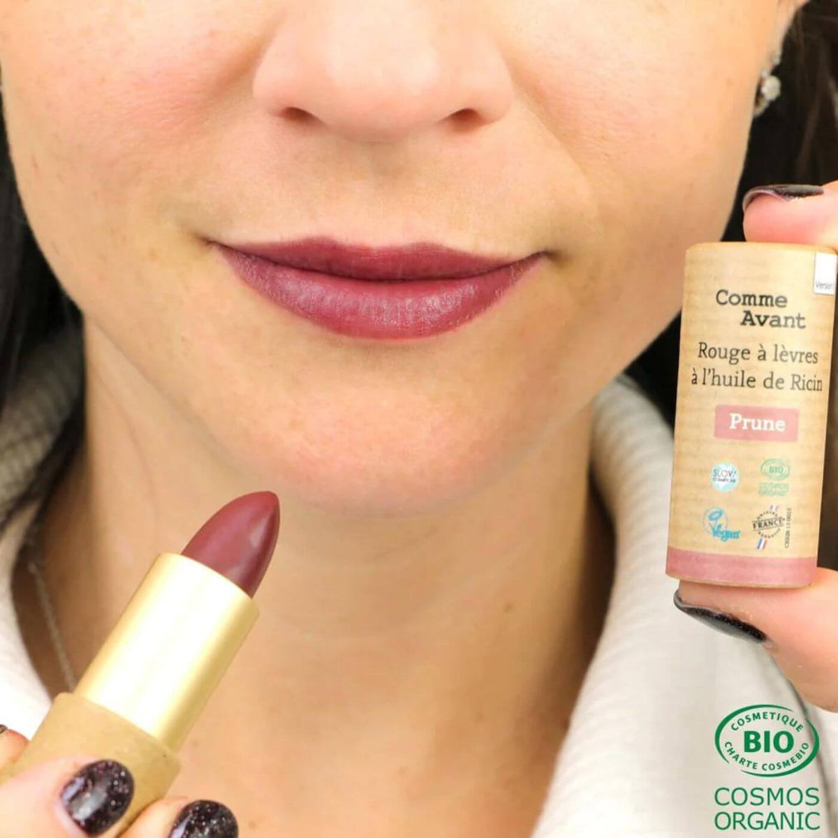 Rouge à lèvres à l’huile de ricin - Comme Avant - Cap-Nature