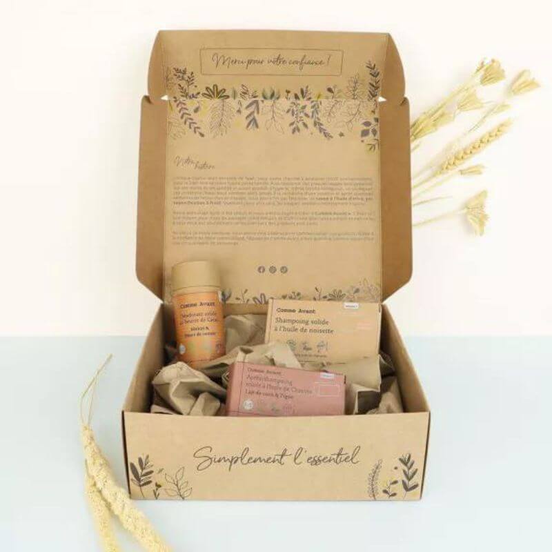 Boite vide coffret sans cale - pour coffret personnalisé - Cap-Nature