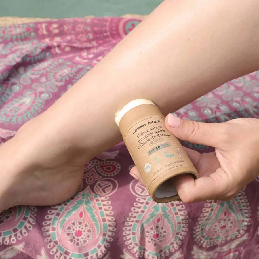 Crème solaire SPF50 à l'huile de Karanja bio - Comme Avant