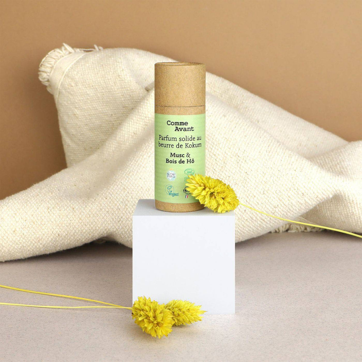 Parfum au beurre de Kokum - Musc & Bois de Hô - Comme Avant - Cap-Nature