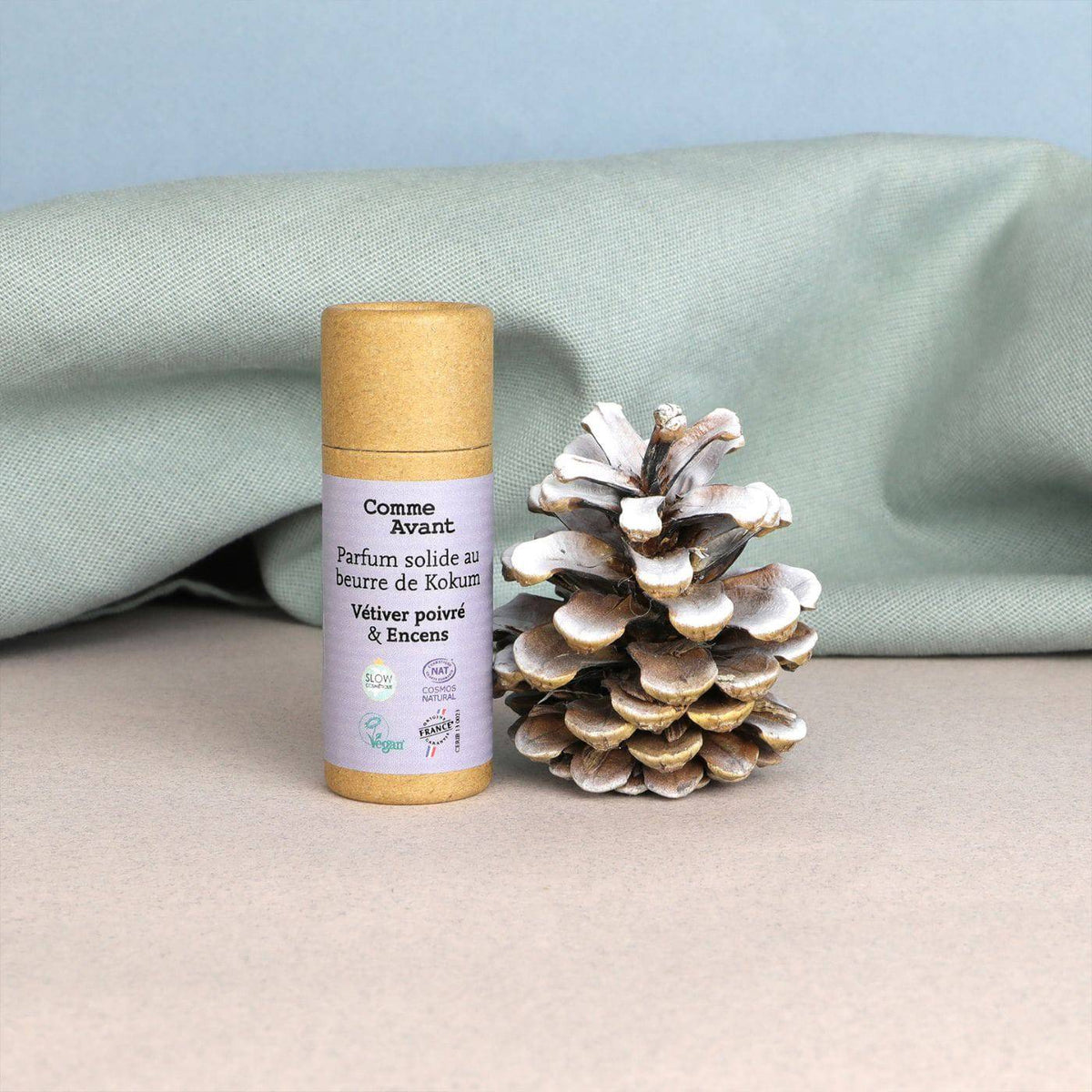 Parfum au beurre de Kokum - Vétiver poivré & Encens - Comme Avant - Cap-Nature
