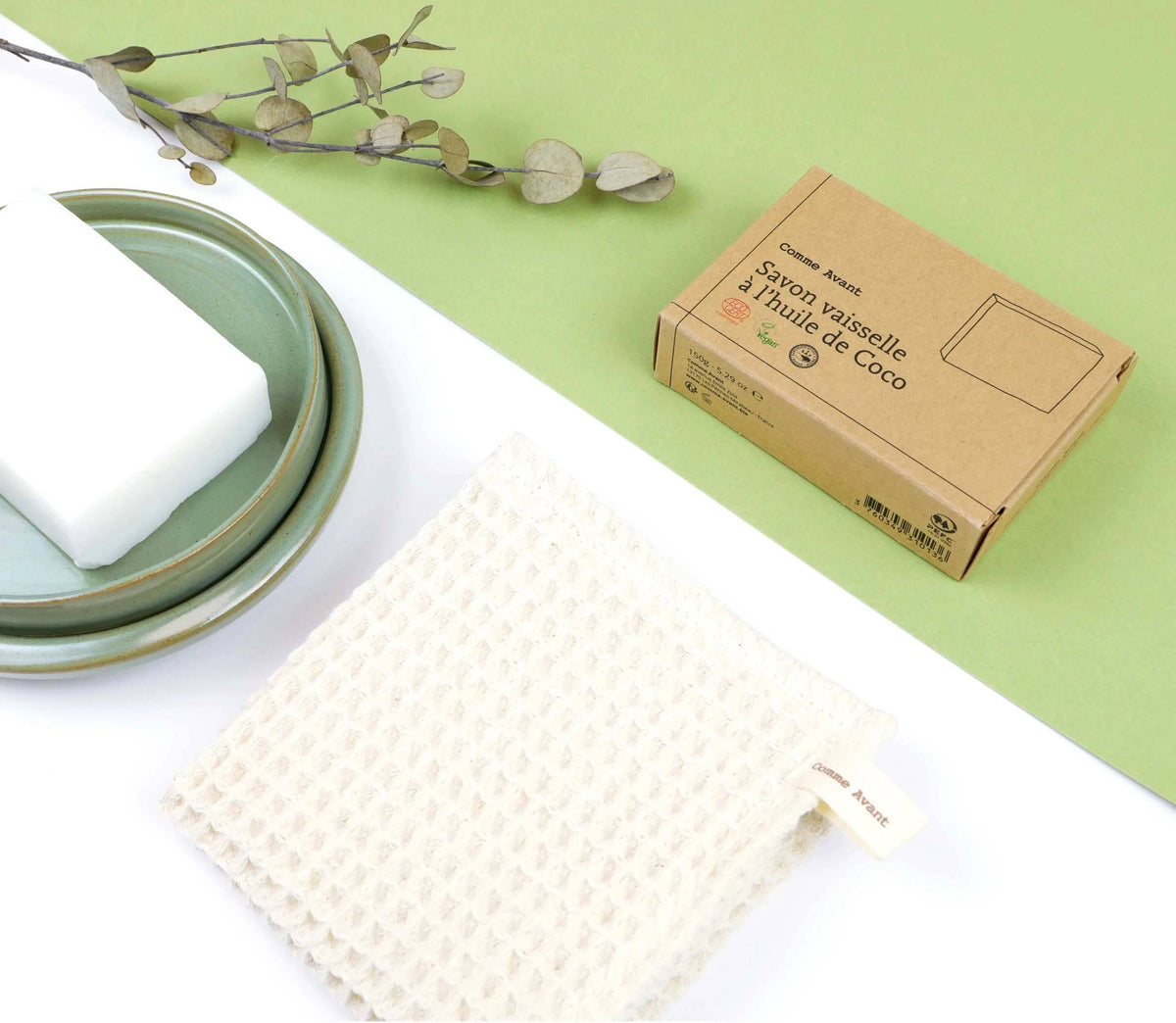 Savon vaisselle à l’huile de coco 150g - Cap-Nature